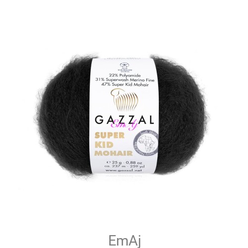 Włóczka Gazzal Super Kid Mohair Gazzal 64409 25g moher merino 
