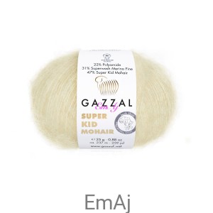 Włóczka Gazzal Super Kid Mohair Gazzal 64408 25g moher merino 