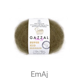 Włóczka Gazzal Super Kid Mohair Gazzal 64403 25g moher merino   