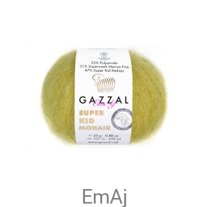Włóczka Gazzal Super Kid Mohair Gazzal 64405 25g moher merino   