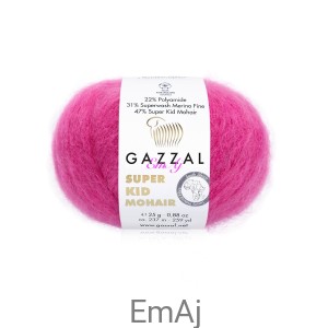 Włóczka Gazzal Super Kid Mohair Gazzal 64421 25g moher merino   