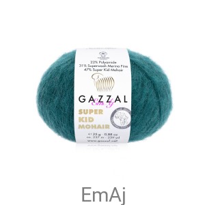 Włóczka Gazzal Super Kid Mohair Gazzal 64425 25g moher merino    