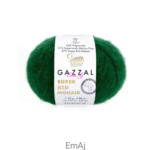 Włóczka Gazzal Super Kid Mohair Gazzal 64428 25g moher merino    