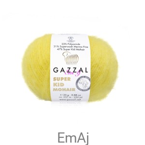 Włóczka Gazzal Super Kid Mohair Gazzal 64431 25g moher merino     
