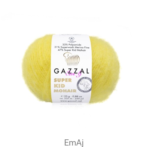 Włóczka Gazzal Super Kid Mohair Gazzal 64431 25g moher merino     