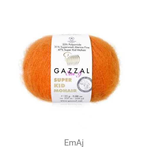 Włóczka Gazzal Super Kid Mohair Gazzal 64429 25g moher merino    