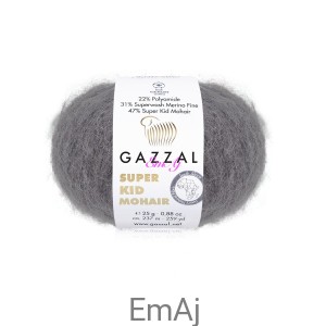 Włóczka Gazzal Super Kid Mohair Gazzal 64433 25g moher merino 