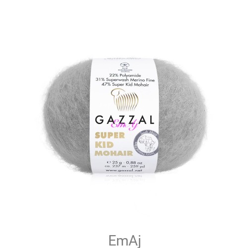Włóczka Gazzal Super Kid Mohair Gazzal 64434 25g moher merino