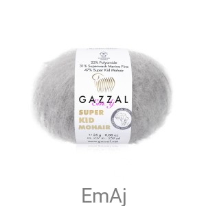 Włóczka Gazzal Super Kid Mohair Gazzal 64435 25g moher merino 