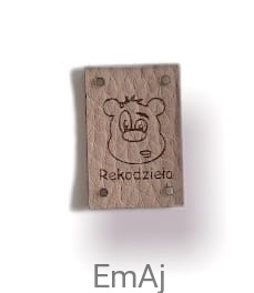 Metka Handmade z ekoskóry "RĘKODZIEŁO" (18)    