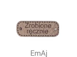 Metka Handmade z ekoskóry ZROBIONE RĘCZNIE (53)  