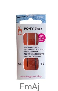 Igły bez niklu dziewiarskie tępe 14/17 Pony 15871