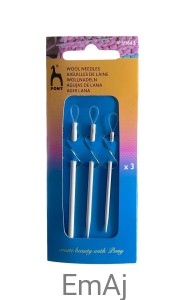 Pony igły dziewiarskie do włóczki aluminiowe 60643
