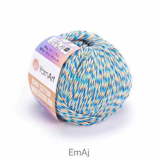Baby Cotton Multicolor YarnArt  5211