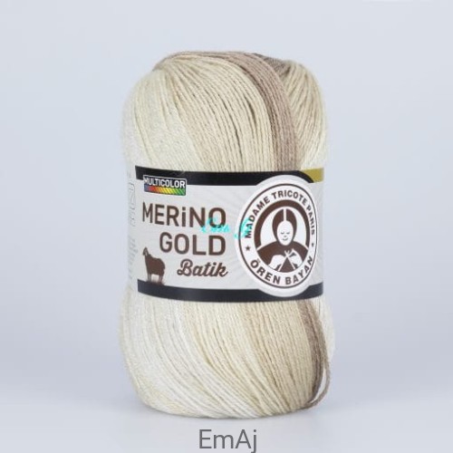 Merino Gold Batik Madame Tricote Paris 832