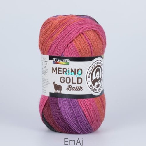 Merino Gold Batik Madame Tricote Paris 834