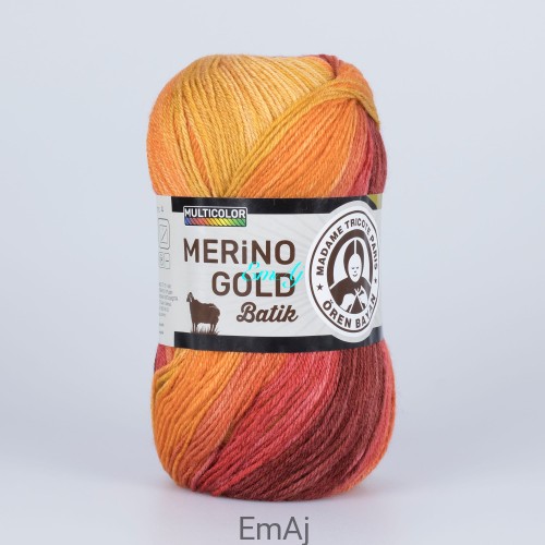 Merino Gold Batik Madame Tricote Paris 835
