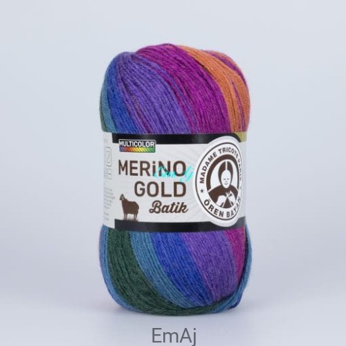 Merino Gold Batik Madame Tricote Paris 836