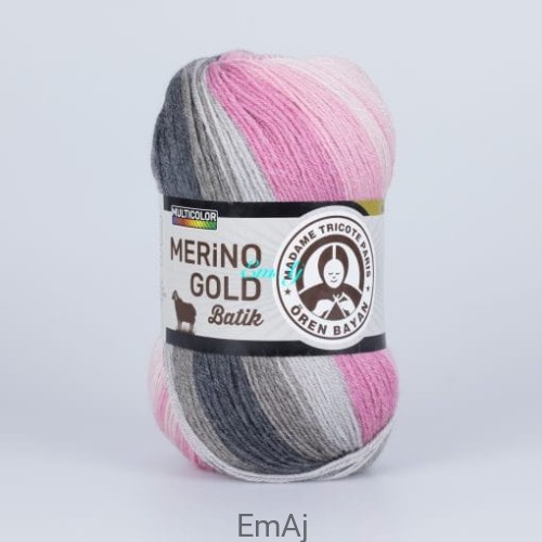 Merino Gold Batik Madame Tricote Paris 838