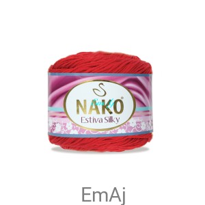 Estiva Silky Nako 06951 czerwony