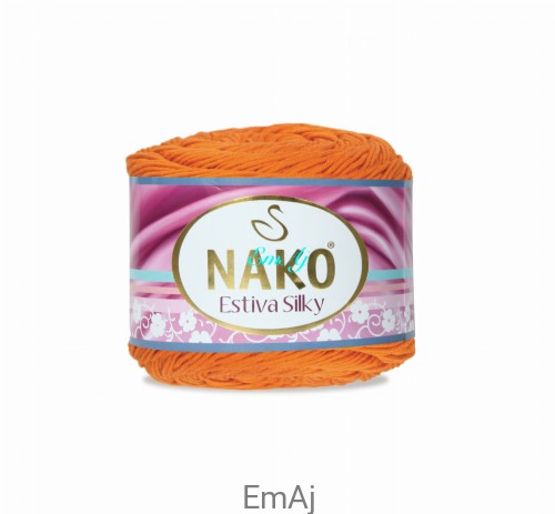 Estiva Silky Nako 12926 pomarańczowy