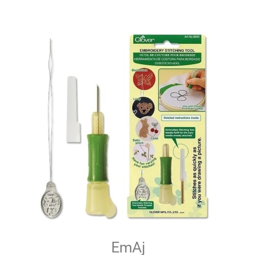 Igła tkacka w obsadce Clover Punch Needle  regulowana 8800 