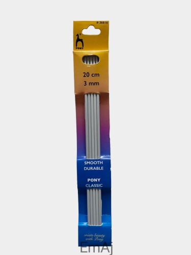 Druty Pony do skarpet aluminiowe zestaw 3,00 mm 36616