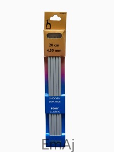 Druty Pony do skarpet aluminiowe zestaw 4,50 mm  36621