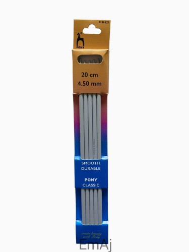 Druty Pony do skarpet aluminiowe zestaw 4,50 mm  36621