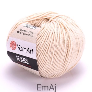 Włóczka YarnArt Jeans 05 JASNY BEŻ CIELISTY Yarn Art