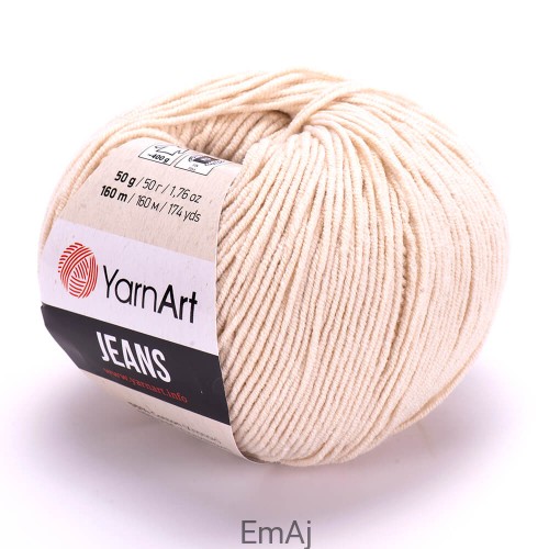 Włóczka YarnArt Jeans 05 JASNY BEŻ CIELISTY Yarn Art