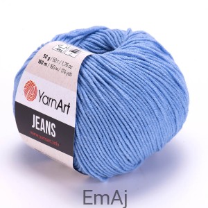 Włóczka YarnArt Jeans 15 JASNONIEBIESKI Yarn Art