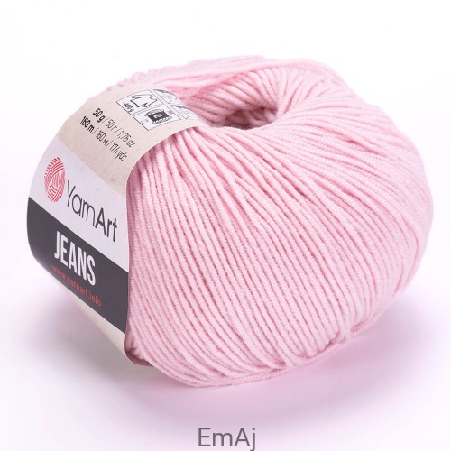 Włóczka YarnArt Jeans 18 PUDROWY RÓŻ Yarn Art