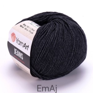 Włóczka YarnArt Jeans 28 ANTRACYT Yarn Art 