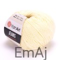Włóczka YarnArt Jeans 86 ŻÓŁTY PASTELOWY Yarn Art                     