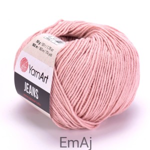 Włóczka YarnArt Jeans 83 BRUDNY RÓŻ Yarn Art                   