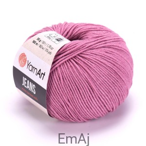 Włóczka YarnArt Jeans 65 CIEMNY WRZOS Yarn Art           