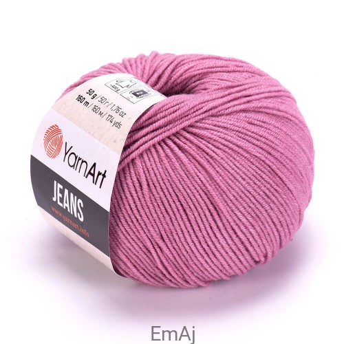 Włóczka YarnArt Jeans 65 CIEMNY WRZOS Yarn Art           
