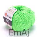 Włóczka YarnArt Jeans 60 INTENSYWNY ZIELONY Yarn Art            
