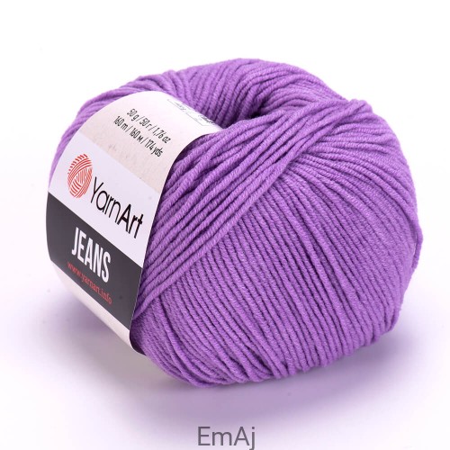 Włóczka YarnArt Jeans 72 JASNOFIOLETOWY  Yarn Art                  