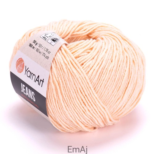 Włóczka YarnArt Jeans 73 BRZOSKWINIOWY  Yarn Art                   
