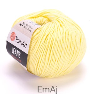 Włóczka YarnArt Jeans 67 JASNOŻÓŁTY Yarn Art             