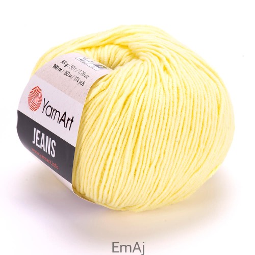 Włóczka YarnArt Jeans 67 JASNOŻÓŁTY Yarn Art             