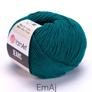 Włóczka YarnArt Jeans 63 MORSKI Yarn Art          