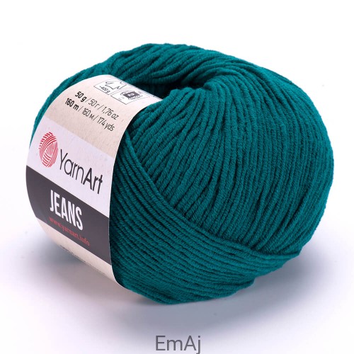 Włóczka YarnArt Jeans 63 MORSKI Yarn Art          