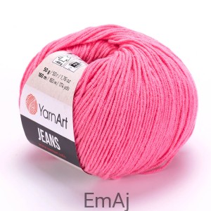 Włóczka YarnArt Jeans 78 MALINOWORÓŻOWY Yarn Art                  