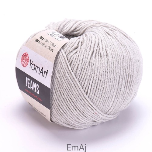 Włóczka YarnArt Jeans 49 JASNOSZARY Yarn Art    