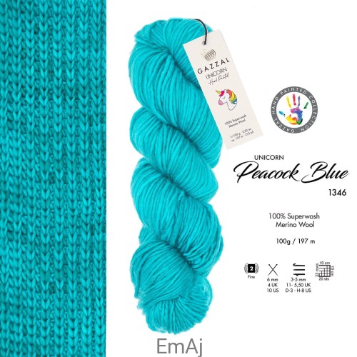 Włóczka Gazzal Unicorn merino 1346