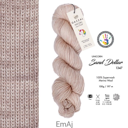 Włóczka Gazzal Unicorn merino 1347