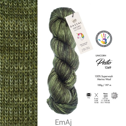 Włóczka Gazzal Unicorn merino 1349